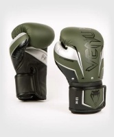 Перчатки Elite Evo 12oz  хак/сереб. (арт. VENUM-04260-578-12oz)