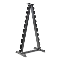 Стойка для хромированных гантелей BRONZE GYM BR-1035