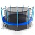 Батут с внутренней сеткой и лестницей EVO JUMP Internal 16ft (Blue) + нижняя сеть